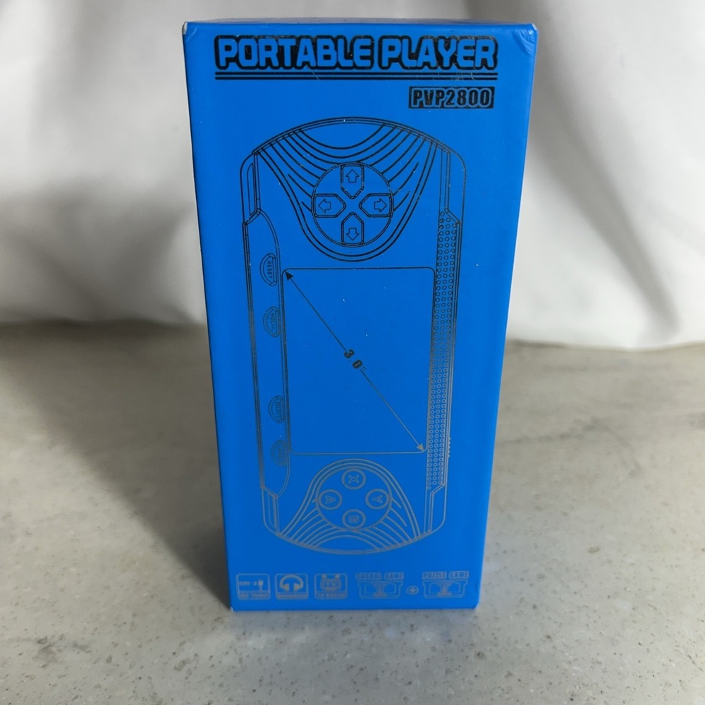 Portable Game Player Pvp2800 Featuring Sonic And Mario
